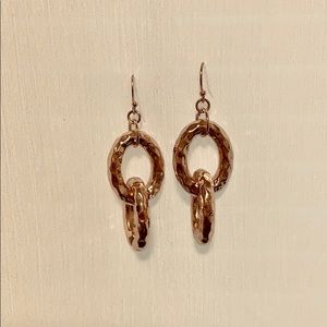 Anthropologie Jewelry - Gold chain earrings Anthropologie Jewelry - Gold chain earrings